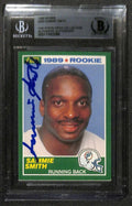 Sammie Smith 1989 Score #262 Signed Rookie RC Card BECKETT0