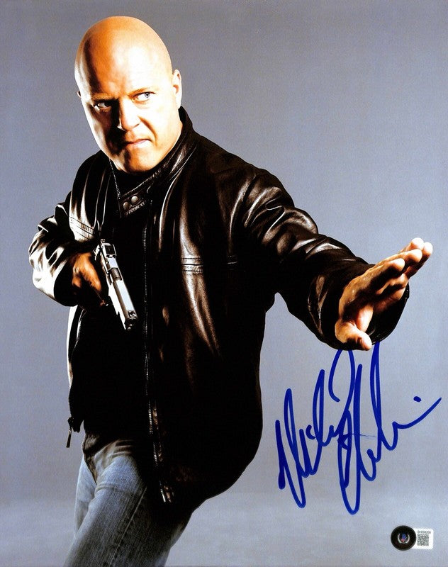 Michael Chiklis The Shield Signed 11x14 Photograph BECKETT (Grad Collection) 0