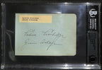 Calvin Coolidge 30th President & Grace Coolidge Signed Album Page BECKETT0