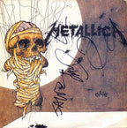 Metallica "One" Signed LP by 4x Hetfield Ulrich Hammett Newsted BECKETT0