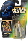 Larry Holt Stuntman Han Solo Star Wars ROTJ Signed POTF Action Figure BAS0
