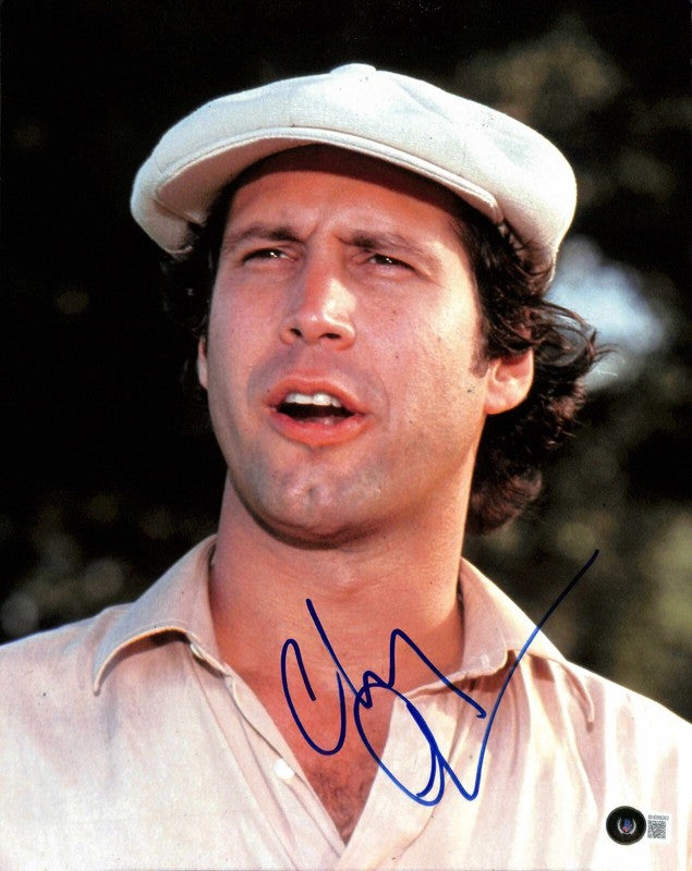 Chevy Chase Caddyshack Signed 11x14 Photograph BECKETT (Grad Collection)0