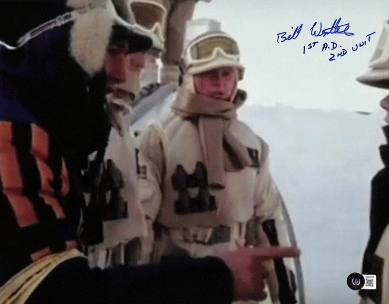 Bill Westley Star Wars ESB 2nd Unit Assistant Director Signed 11x14 Photo BAS0