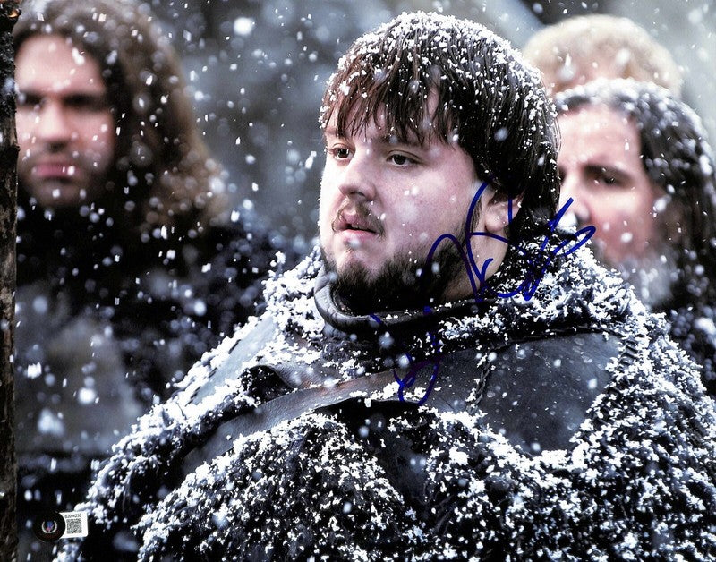 John Bradley “Samwell Tarly”Game of Thrones Signed 11x14 BECKETT Grad Collection0