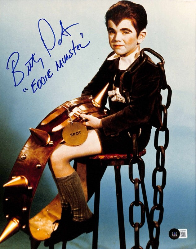 Butch Patrick “Eddie Munster” The Munsters Signed 11x14 Photograph BECKETT0