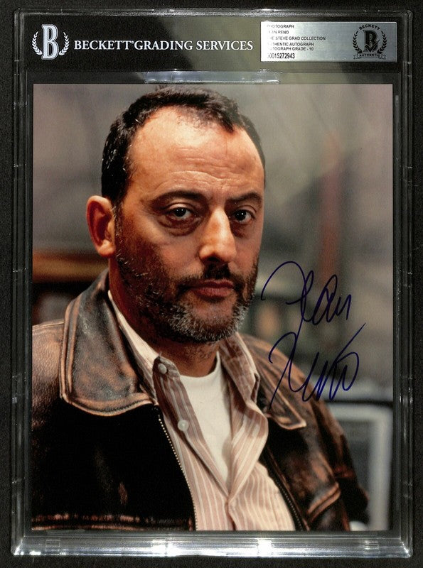 Jean Reno in Godzilla Signed 8x10 Photo Auto Grade 10 BAS (Grad Collection)0