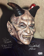 Rick Baker & Penny McCarthy LABRIA Star Wars Cantina Signed 11x14 Photo BECKETT0