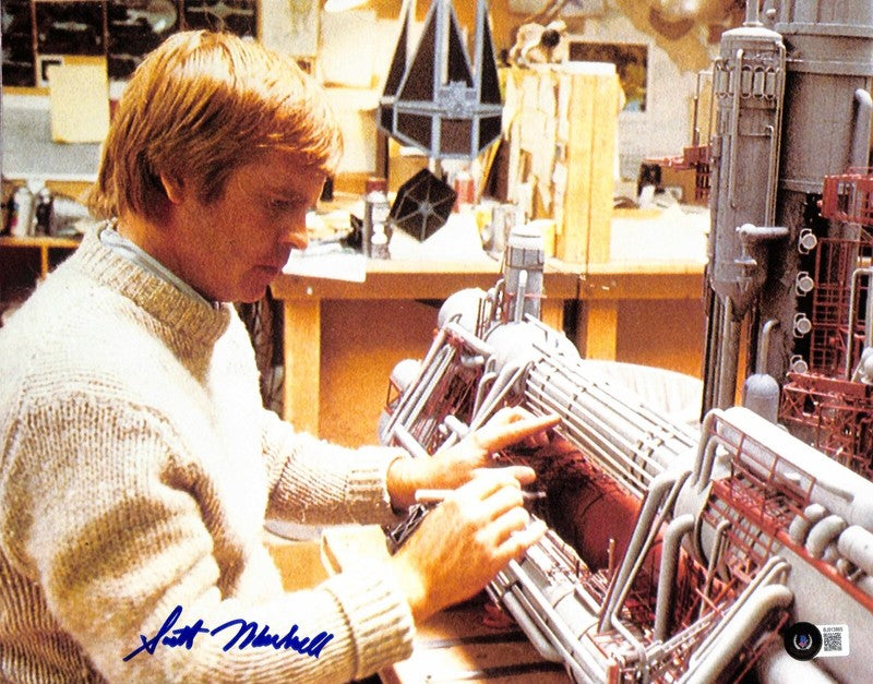 Scott Marshall Star Wars ESB ILM Model Maker Signed 11x14 Photo BECKETT0