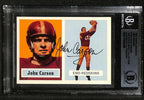 John Carson Redskins 1994 Topps Archives 1957 #123 Signed Card BECKETT0