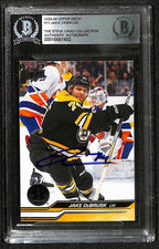 Jake DeBrusk Penguins 2023-24 Upper Deck #11 Signed Card BECKETT 0