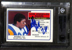 Wendell Tyler Los Angeles Rams 1983 Topps #86 Signed Card BECKETT Encapsulated0