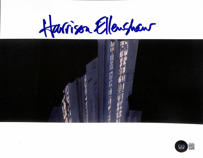 Star Wars ILM Matte Painter Harrison Ellenshaw Signed 8x10 Photo BECKETT0