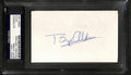 Buzz Aldrin NASA Astronaut & 2nd Man on the Moon Signed 3x5 Index Card PSA/DNA0