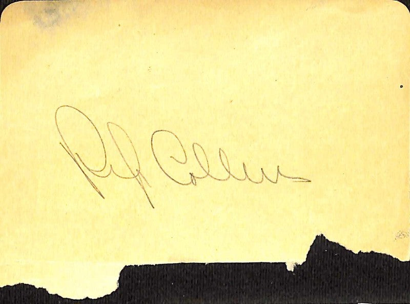 James Rip Collins Signed Autographed Album Page Cut BECKETT Authenticated0