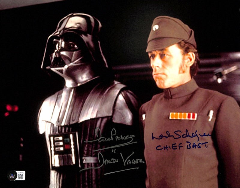 Prowse & Schofield Star Wars Signed 11x14 Photo Auto 10 BAS (Grad Collection)0