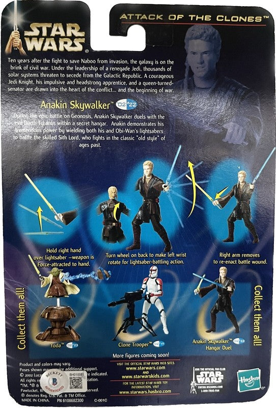 Hayden Christensen Anakin SIGNED AOTC 2002-04 Star Wars Saga Collection BECKETT1