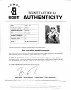 Bob Hope Signed 8x10 Photograph Auto Grade 10 BECKETT (Grad Collection)1