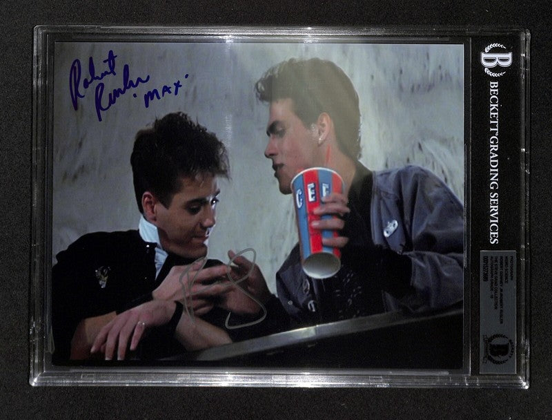 Robert Downey Jr. Rusler Weird Science Signed 8x10 Photo BAS (Grad Collection)0