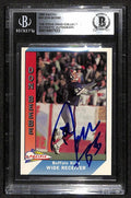 Don Beebe Buffalo Bills 1991 Pacific #20 Signed Card BECKETT0