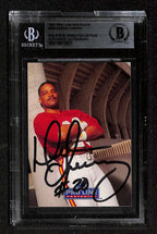 Deron Cherry Chiefs Signed 1991 Pro Line Portraits Card Beckett0