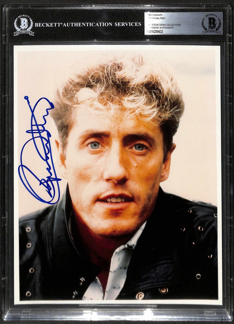 The Who Roger Daltrey Signed 8x10 Photo BECKETT0