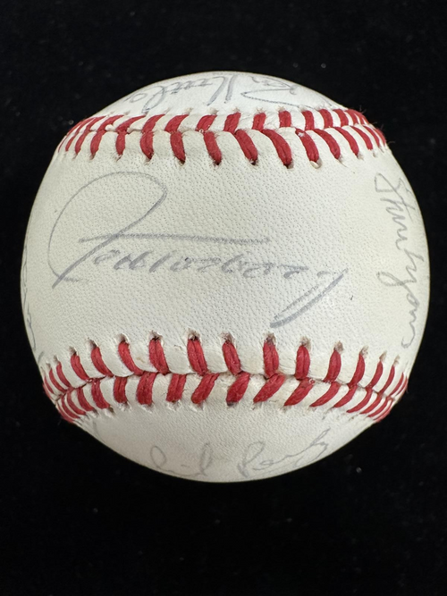 1989 Chicago White Sox Team Signed Baseball 27 Sigs Fisk Baines BAS1