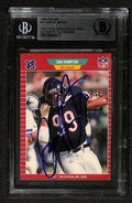 Dan Hampton Signed 1989 Pro Set Bears HOF Football Card Beckett0