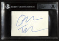 Quentin Tarantino Director Signed 5x7 Index Card Beckett Autograph0