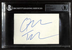 Quentin Tarantino Director Signed 5x7 Index Card Beckett Autograph0