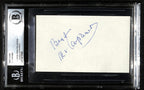 Irv Kupcinet Eagles QB Sun Times Columnist Signed Index Card Beckett0