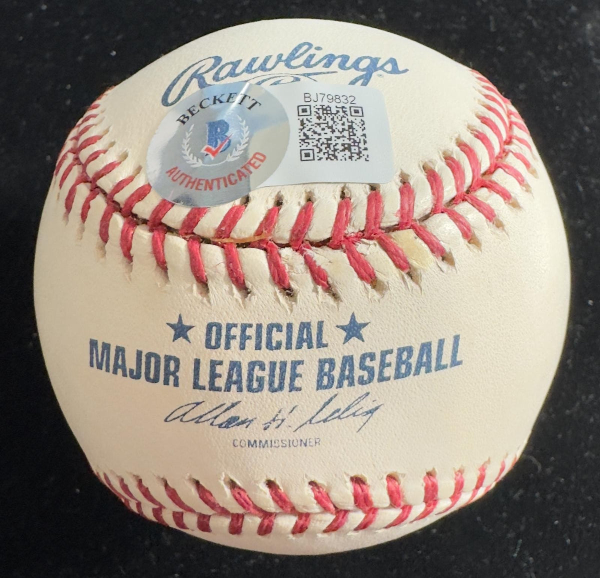 Carl Erskine Signed MLB Baseball w/ 1955 Bums Inscription Beckett1