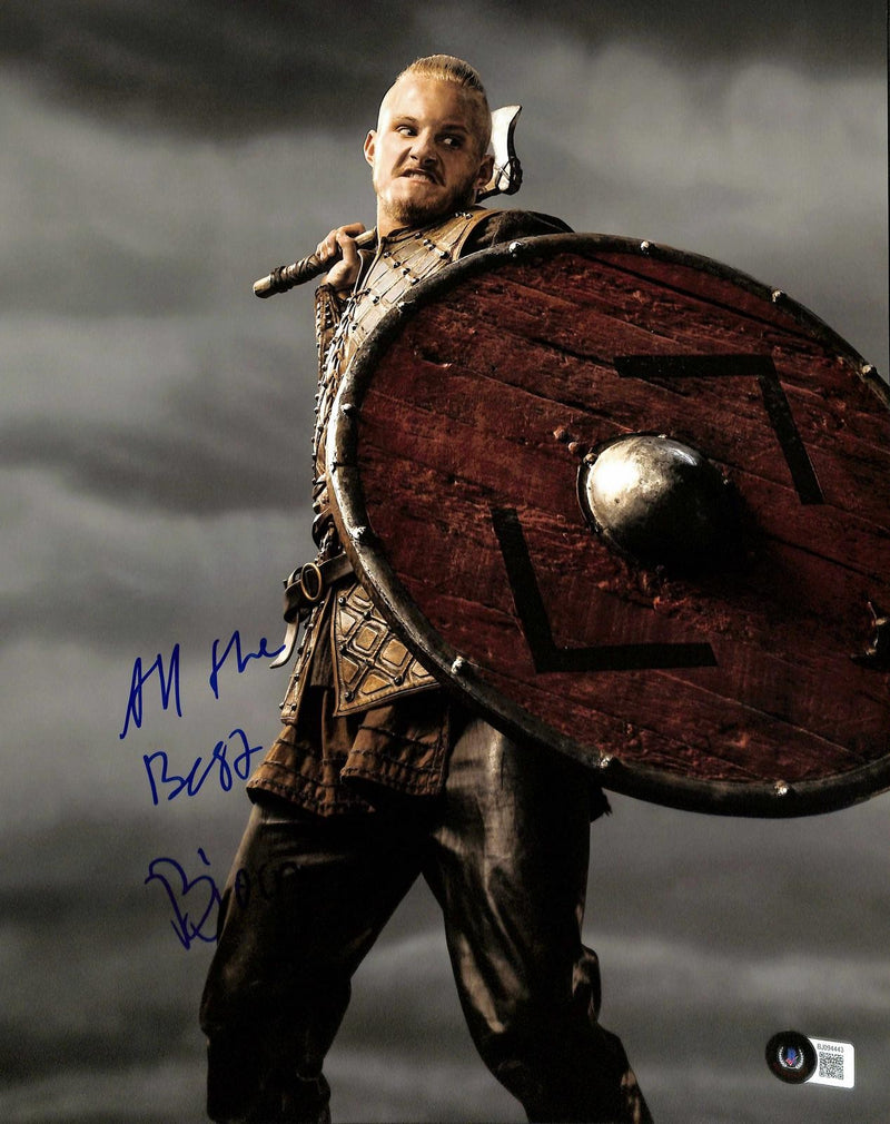 Alexander Ludwig Signed Vikings 11x14 Photo BECKETT Authenticated0
