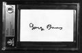 George Burns Legendary Actor Signed 3x5 Index Card Beckett Autograph0