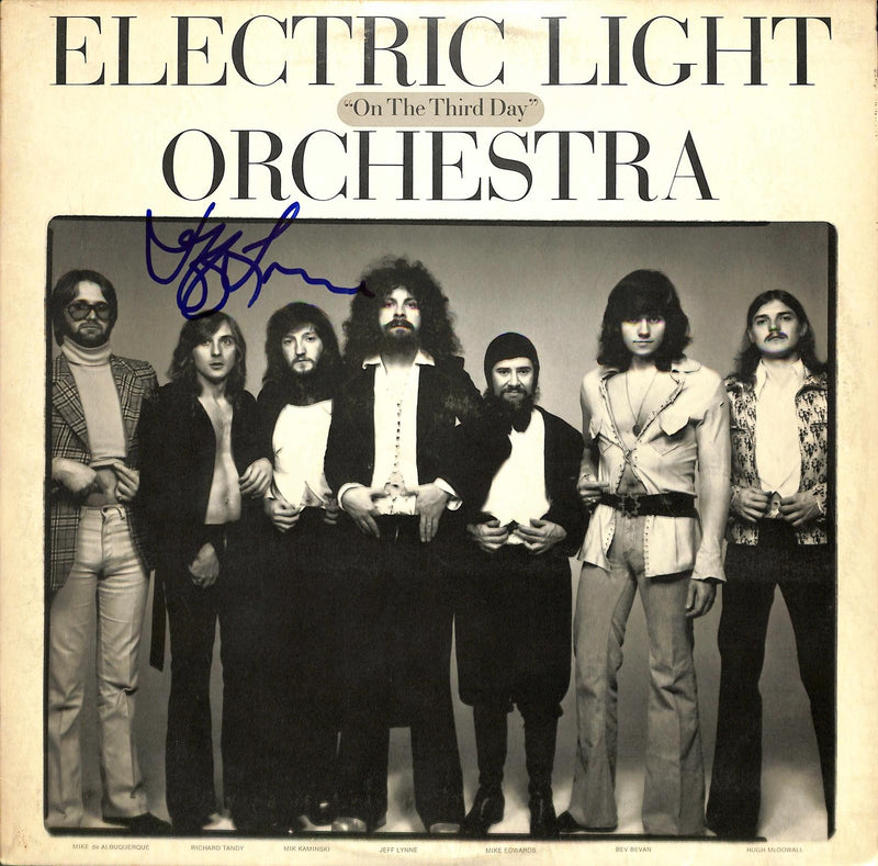 Jeff Lynne Signed Electric Light Orchestra Album Beckett AUTO 100