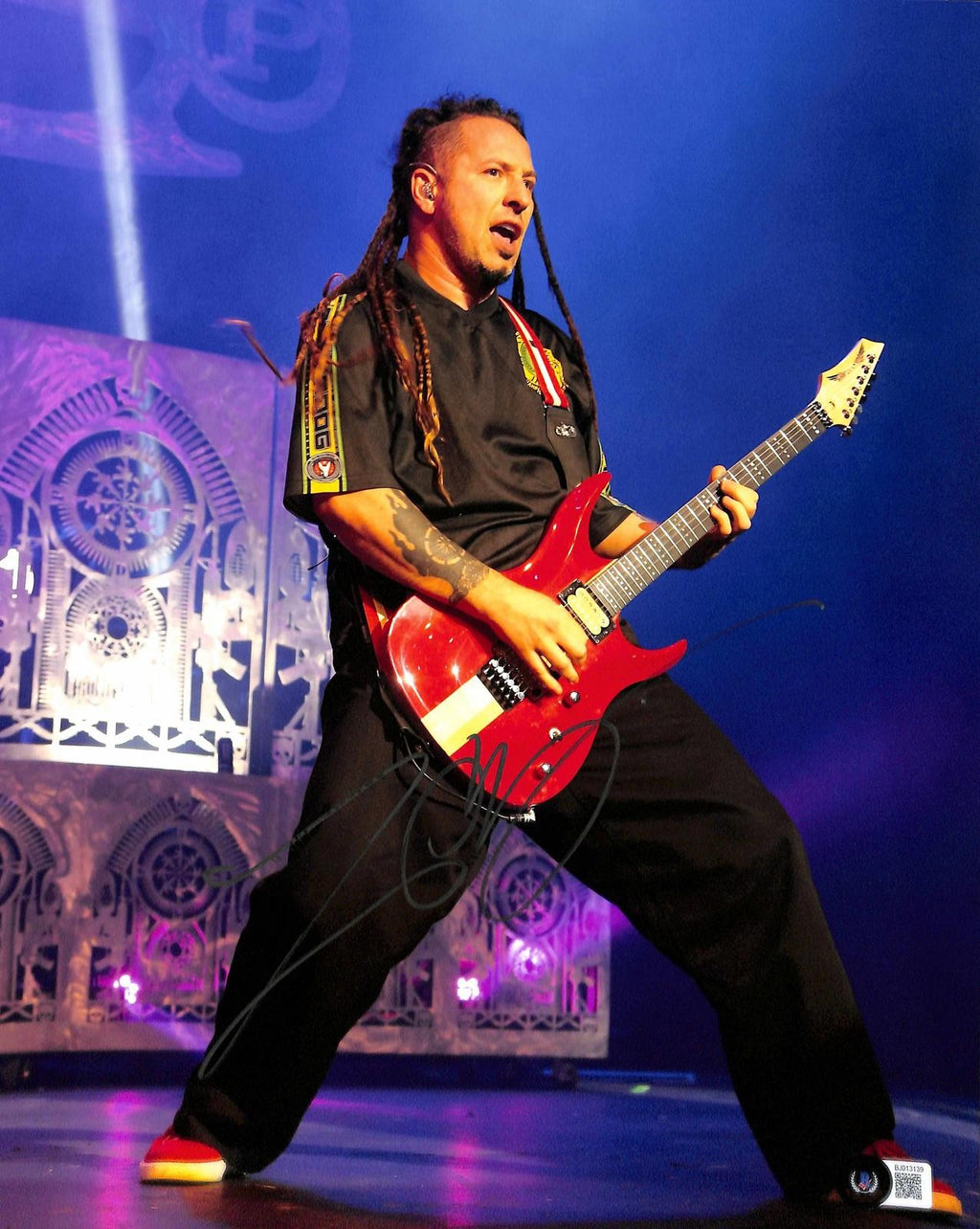 Zoltan Bathory Signed Five Finger Death Punch Photo 11x14 Beckett0