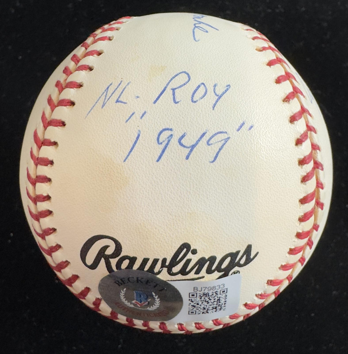 Don Newcombe Signed ONL Baseball w/ Multiple Career Inscriptions Beckett4