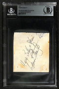 Warren Beatty Signed Cut Beckett Slabbed Autograph0