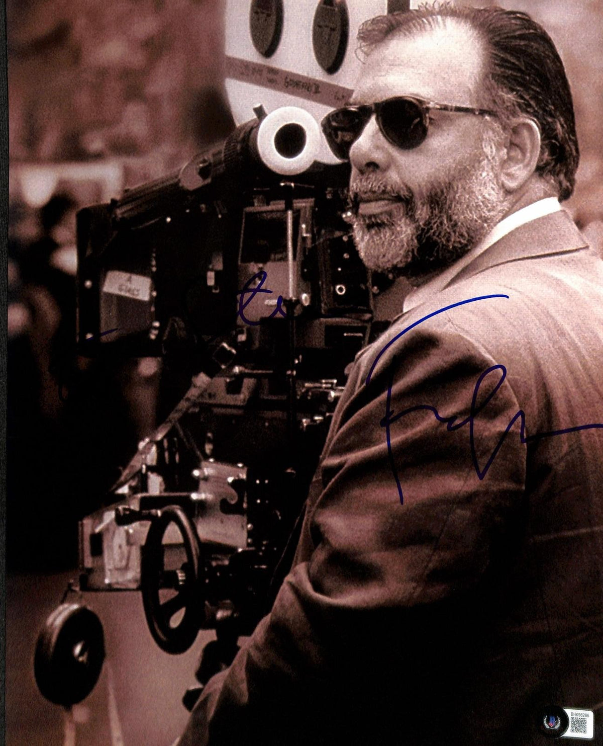 Director Francis Ford Coppola Signed 11x14 Photograph BECKETT0