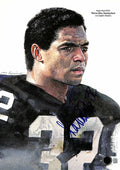 Marcus Allen Signed Super Bowl XVIII Raiders Magazine Photo0