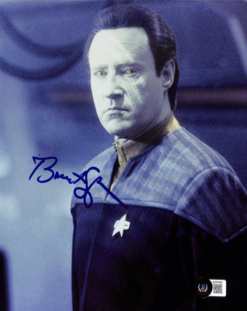 Brent Spiner Mr. Data Signed Star Trek Nemsis Photo 8x10 Beckett Authenticated0