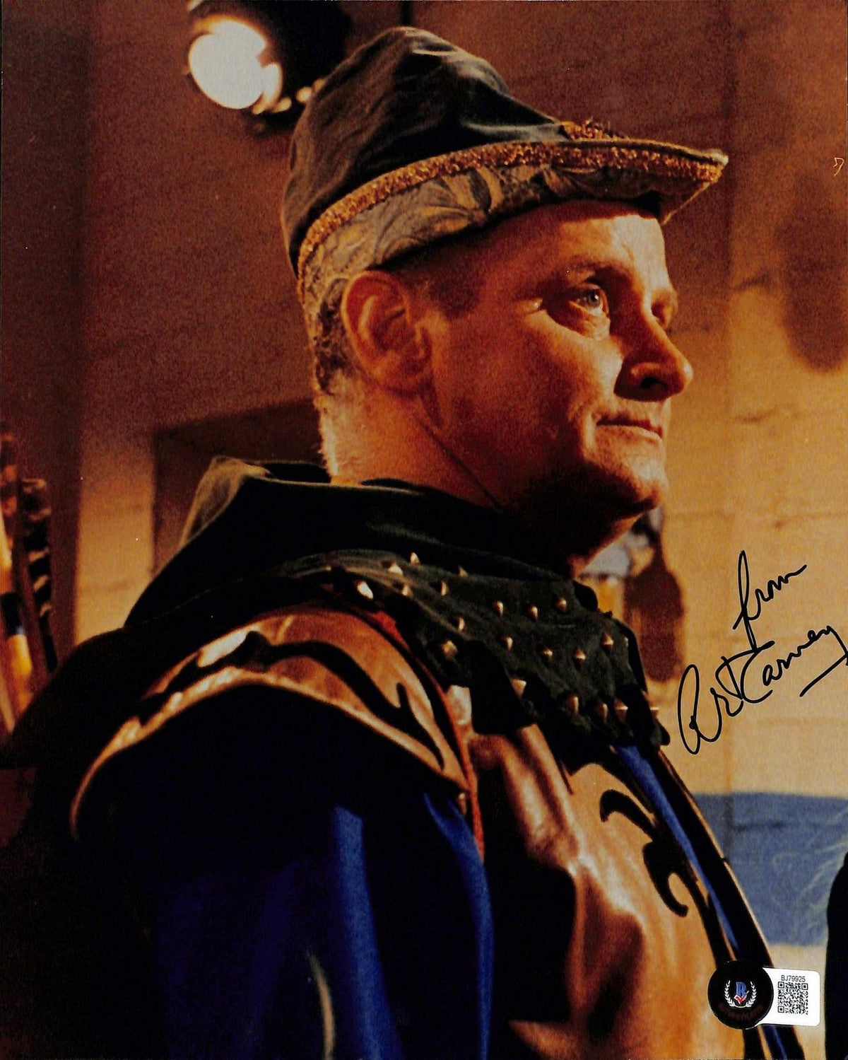Art Carney Batman Signed Color Photograph 8x10 Beckett Authenticated0