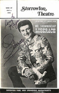 Liberace Signed 1970 Storrowton Theatre Program Beckett Authenticated0