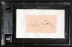 Sylvia Sidney Actress Signed Cut Beckett Slabbed Autograph0