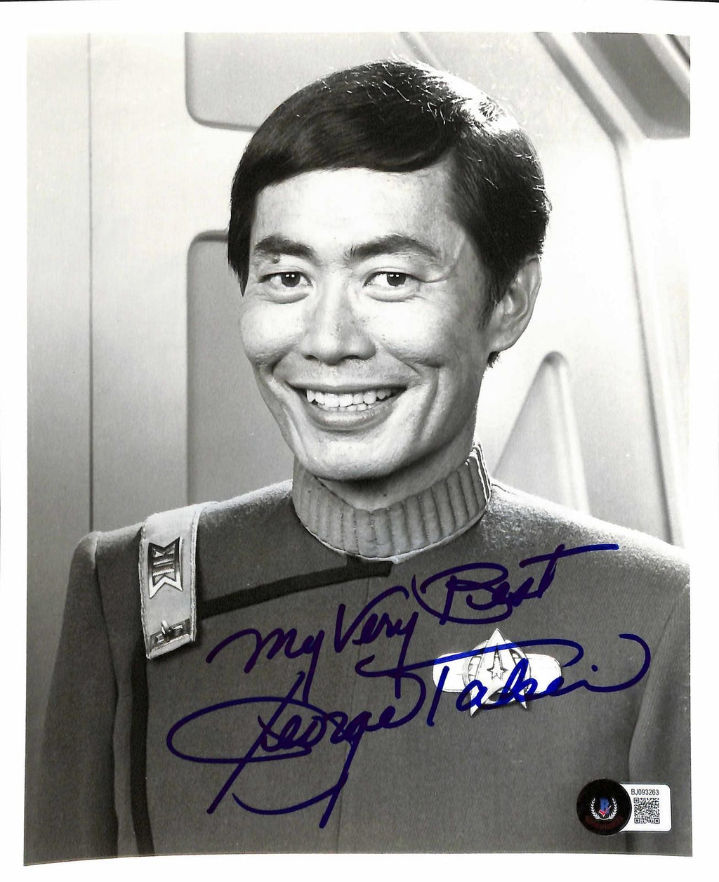 George Takei Signed Star Trek The Voyage Home Photo 8x10 Beckett0