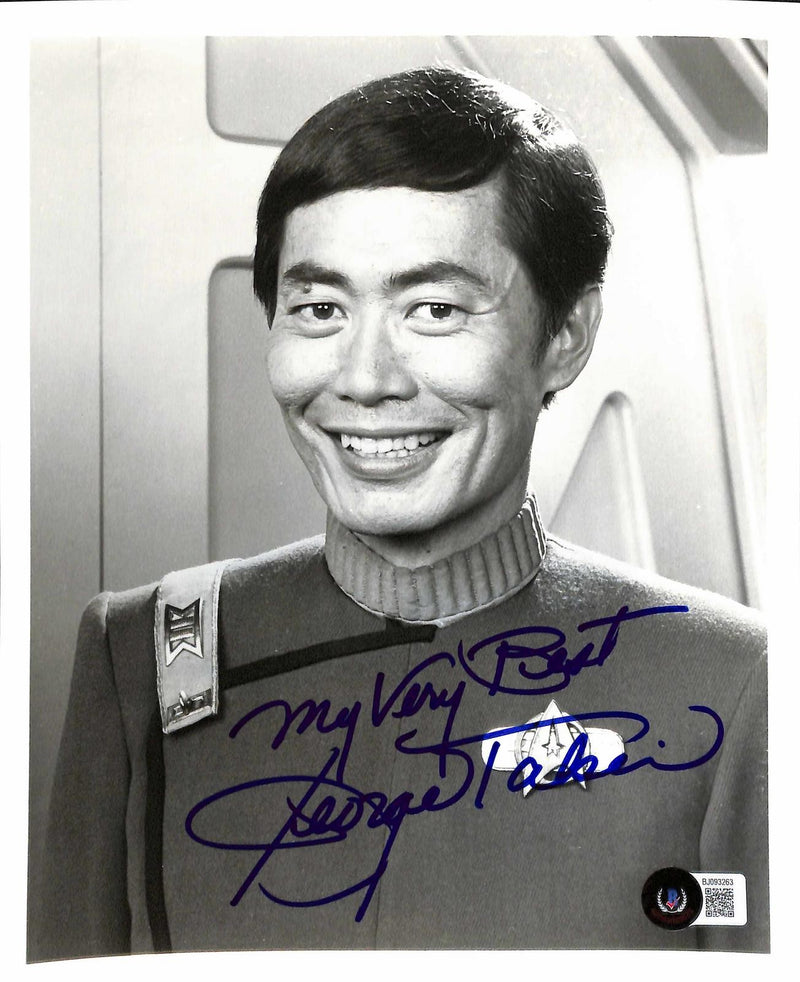 George Takei Signed Star Trek The Voyage Home Photo 8x10 Beckett0