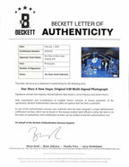 Star Wars ILM Millennium Falcon Signed BHS 8x10 Photo Beckett1