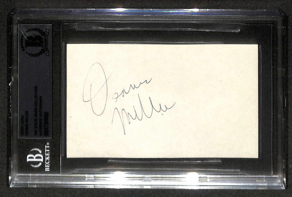 Dennis Miller Signed Index Card BECKETT0
