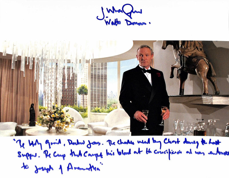 Julian Glover Signed & Inscribed Indiana Jones Last Crusade Photo 11x14 BAS0