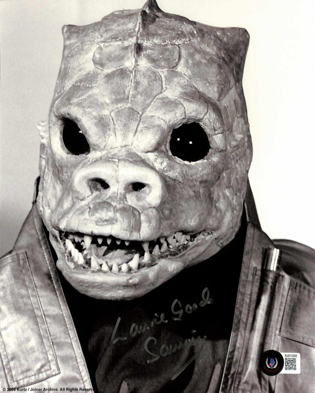 Laurie Goode Signed 8x10 Star Wars Saurin Photo Beckett Authenticated0