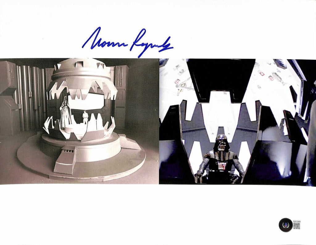 Norman Reynolds Signed Star Wars 11x14 Photo Darth Vader Beckett0